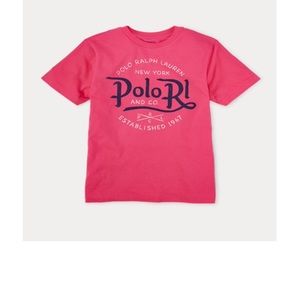 POLO RALPH LAUREN COTTON JERSEY GRAPHIC TEE